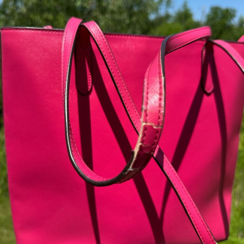Kate Spade Pink Tote with Modern Silhouette - Picture 8 of 16
